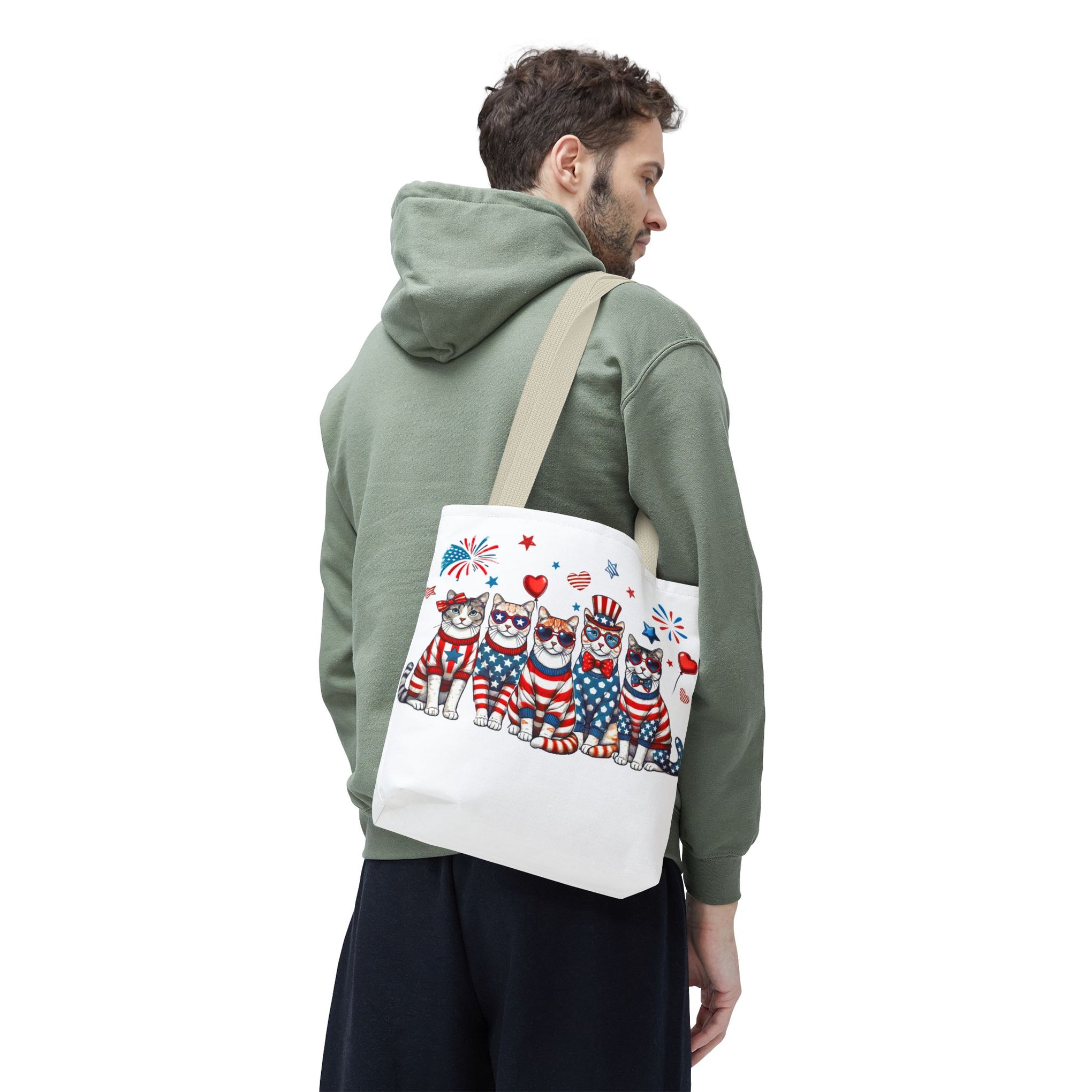 4th of July Patriotic Cat Bag