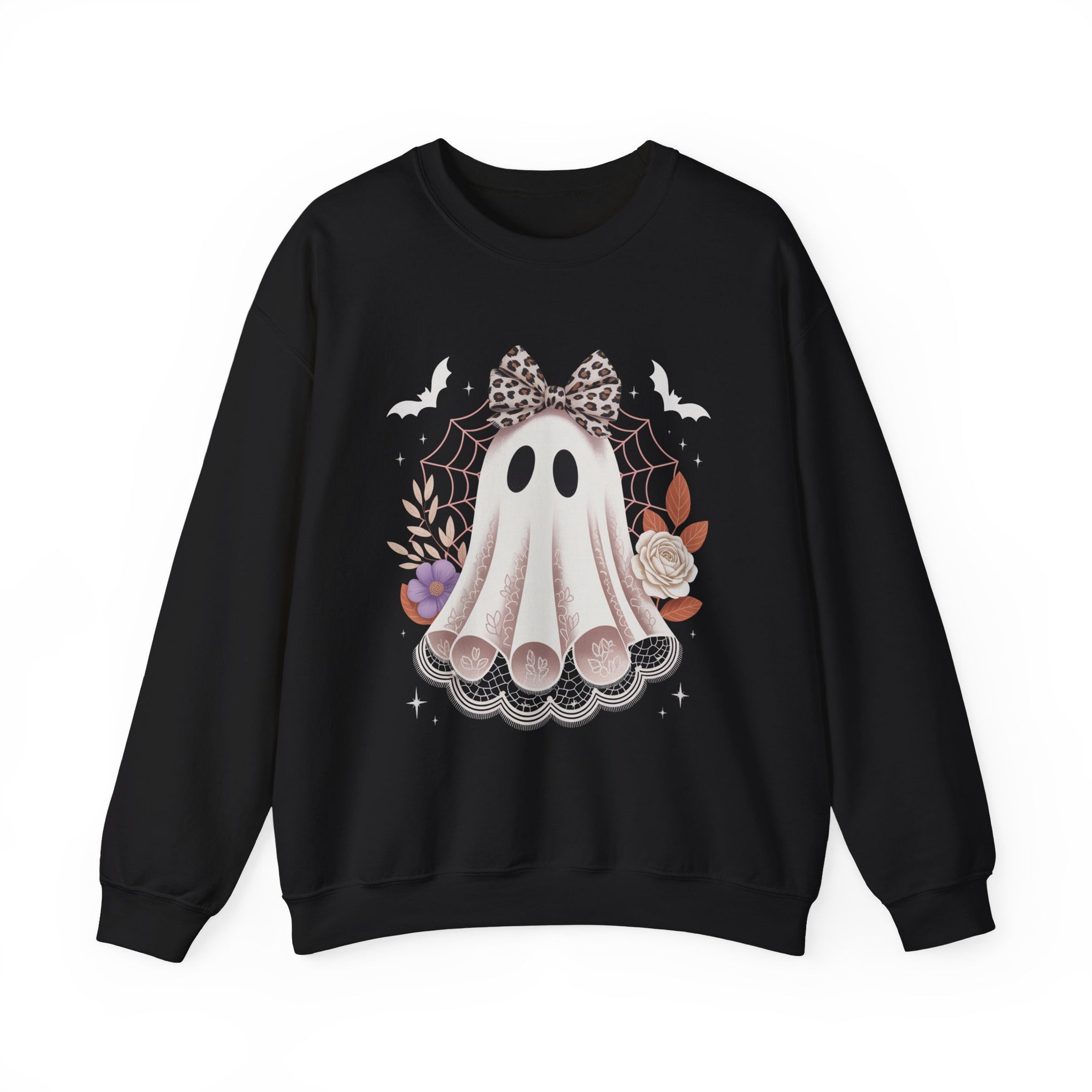 Spooky Season, Coquette Ghost Sweatshirt, Halloween Sweatshirt