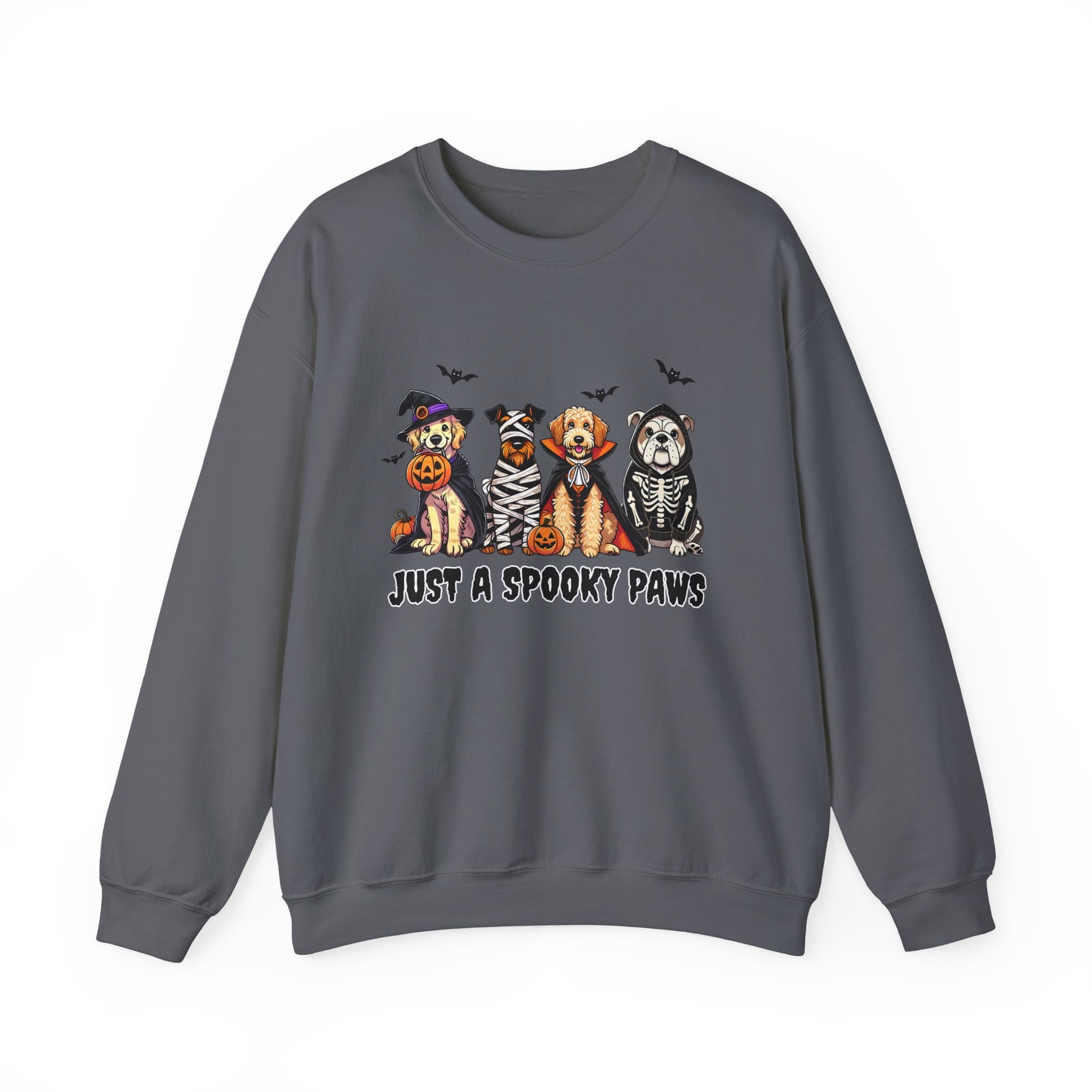 Just a Spooky Paw | Funny Halloween Dog Sweatshirt, Halloween Sweatshirt