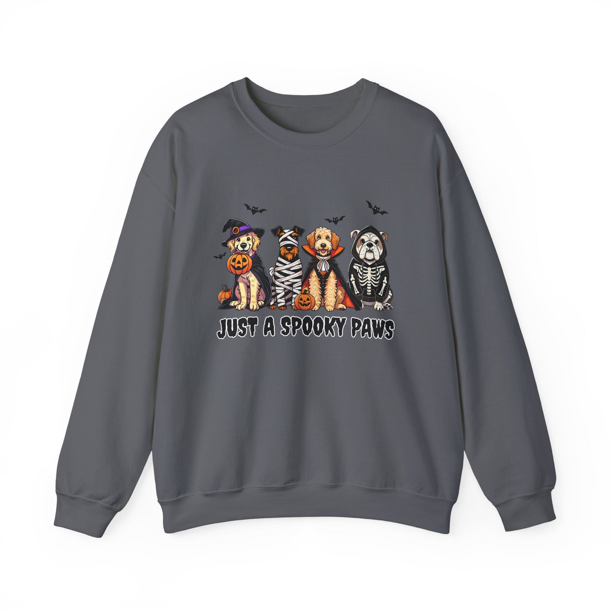 Just a Spooky Paw | Funny Halloween Dog Sweatshirt, Halloween Sweatshirt