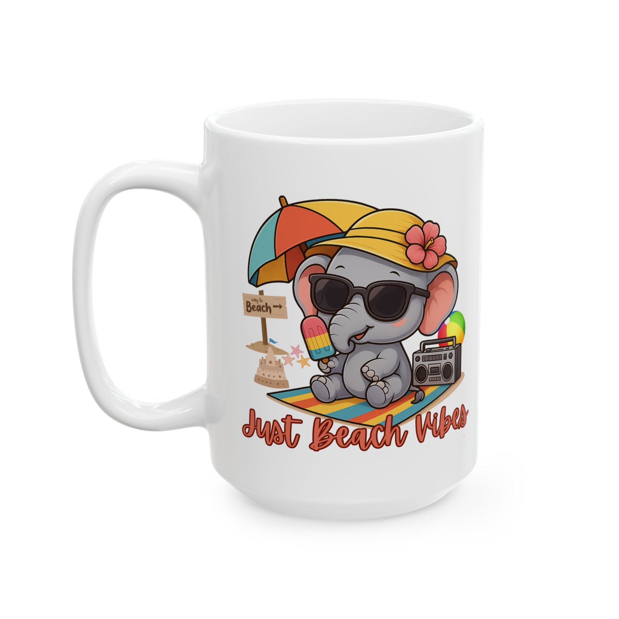 Just Beach Vibes Coffee Cup