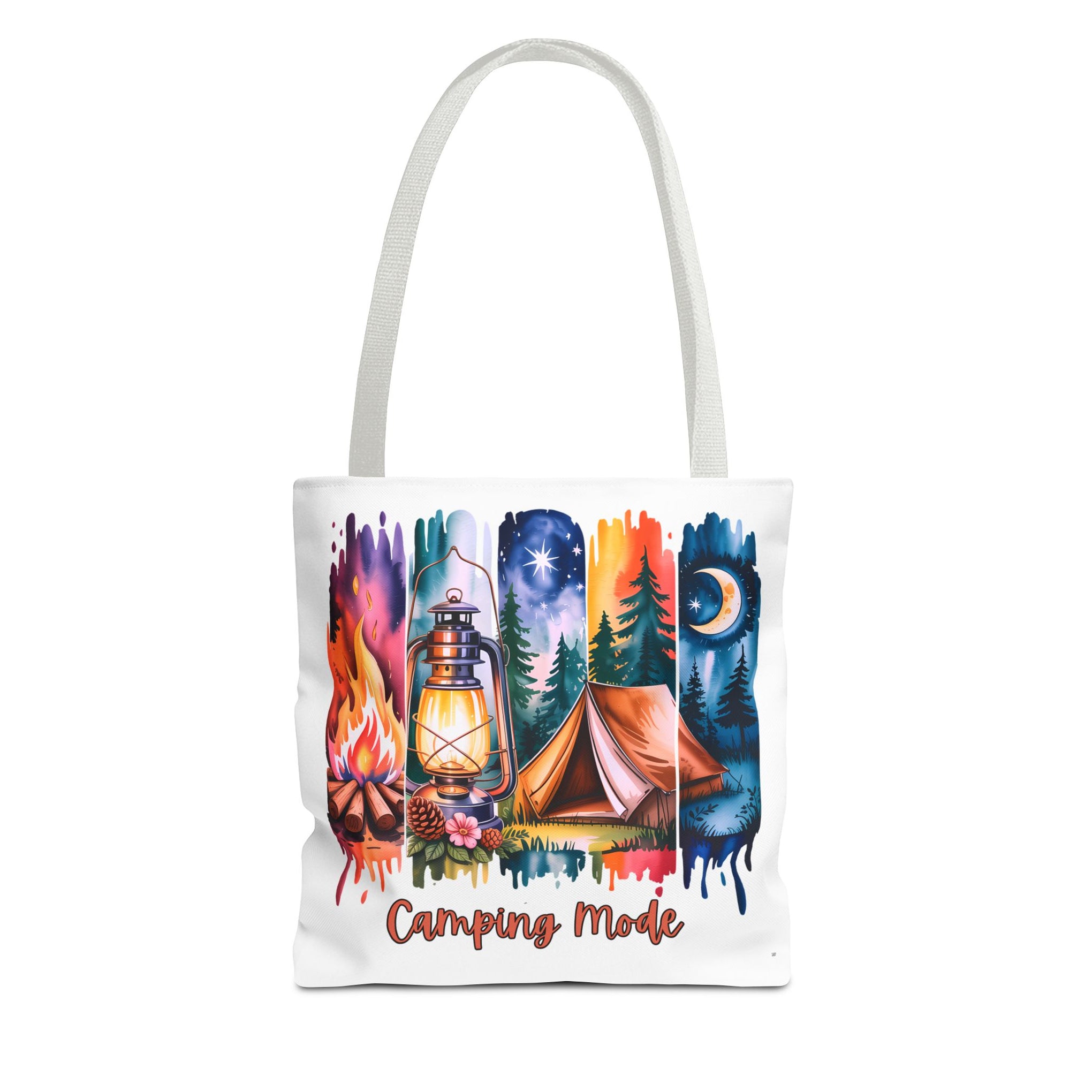 Camping Mode brush stroke Tote Bag