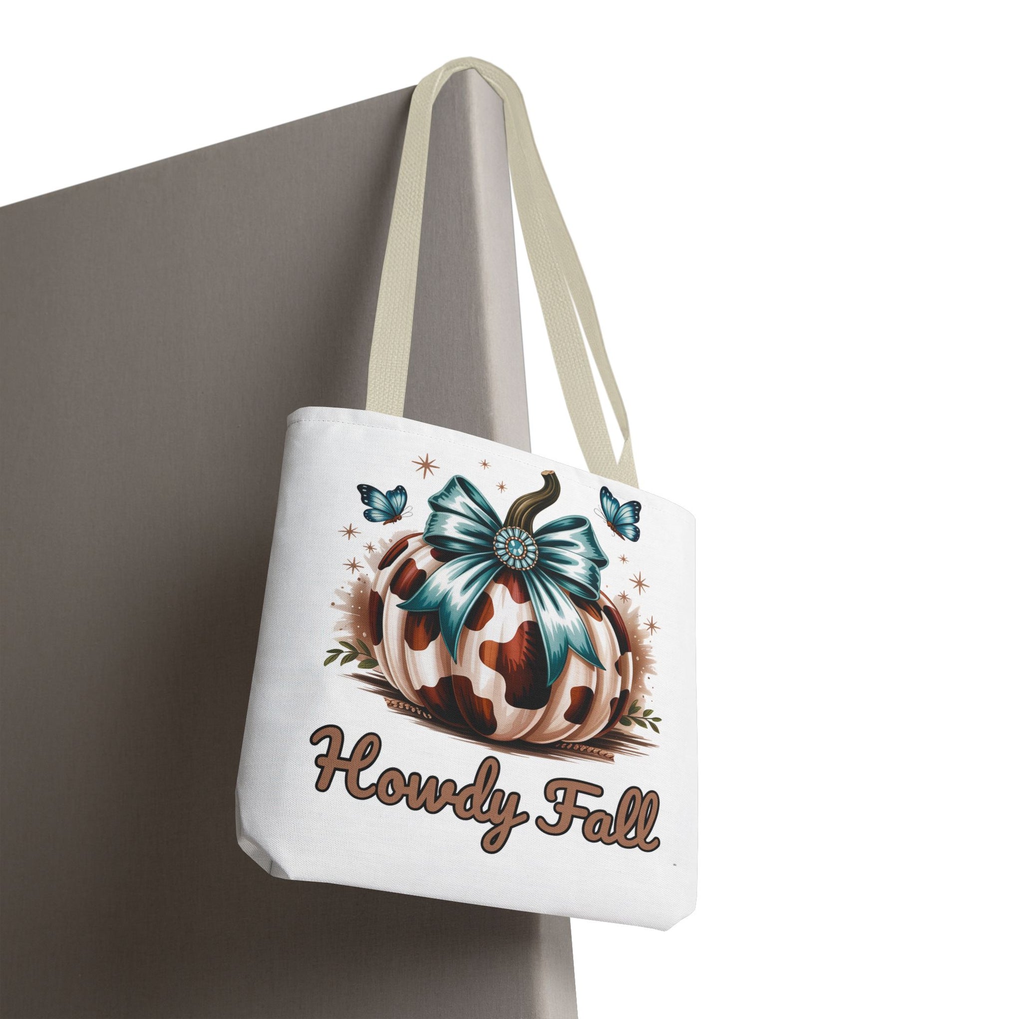Howdy Fall Western Pumpkin Cowhide Bag