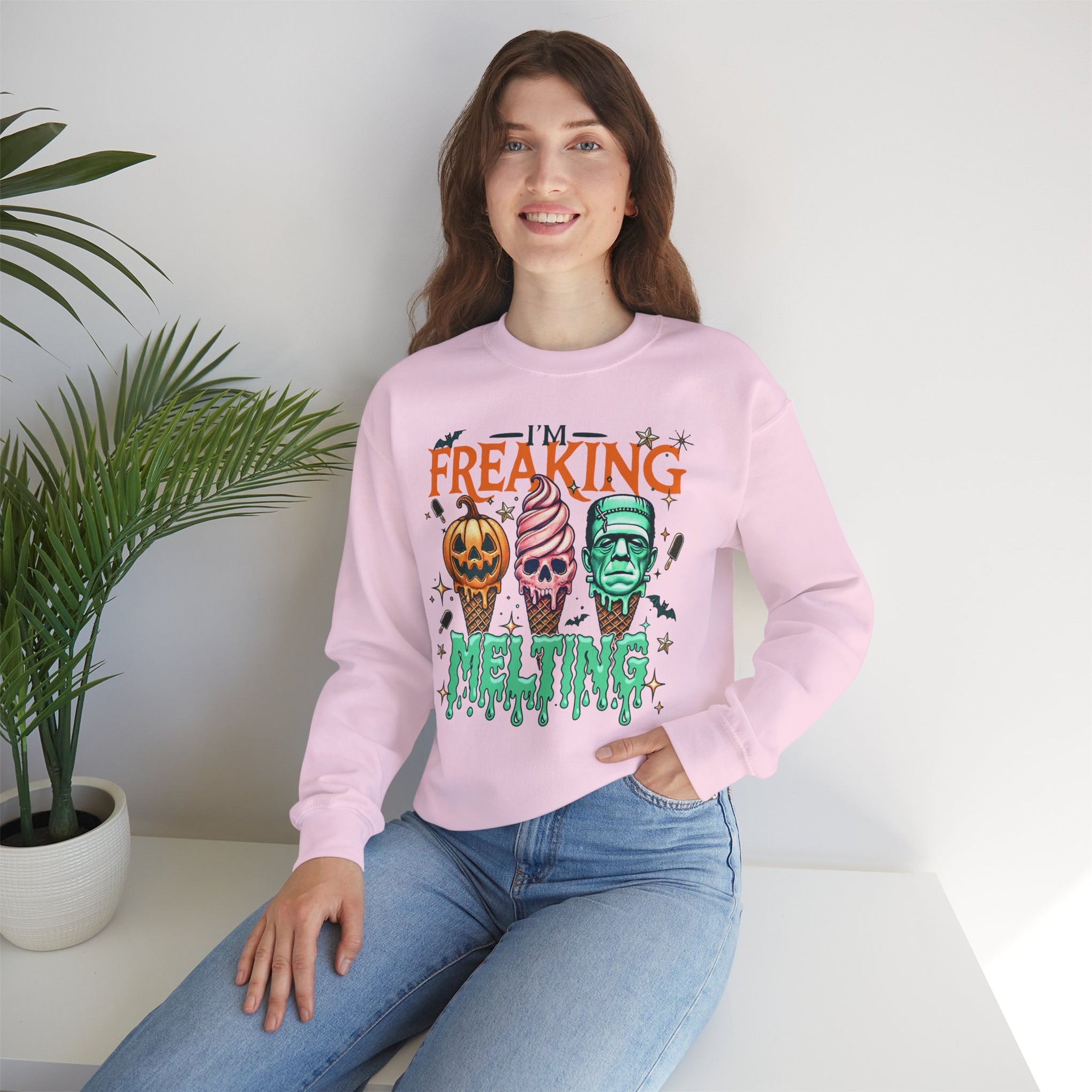 I'm Freaking Melting Sweatshirt, Halloween Sweatshirt