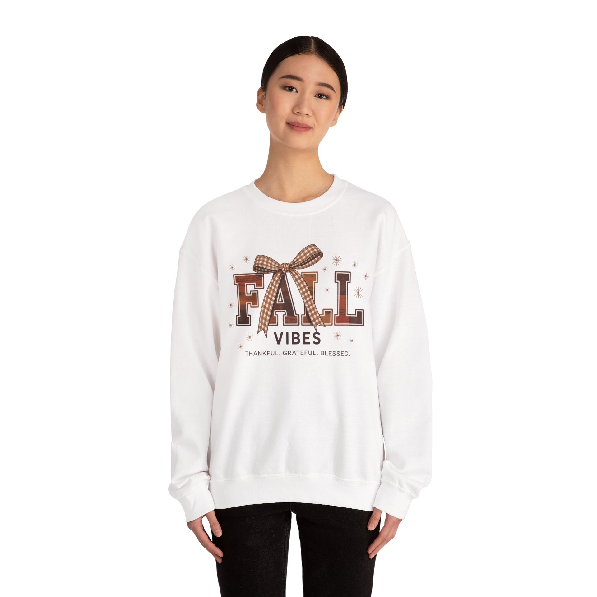 Fall Vibes, Thankful - Grateful - Blessed, Fall Sweatshirt, Fall, Autumn Sweatshirt