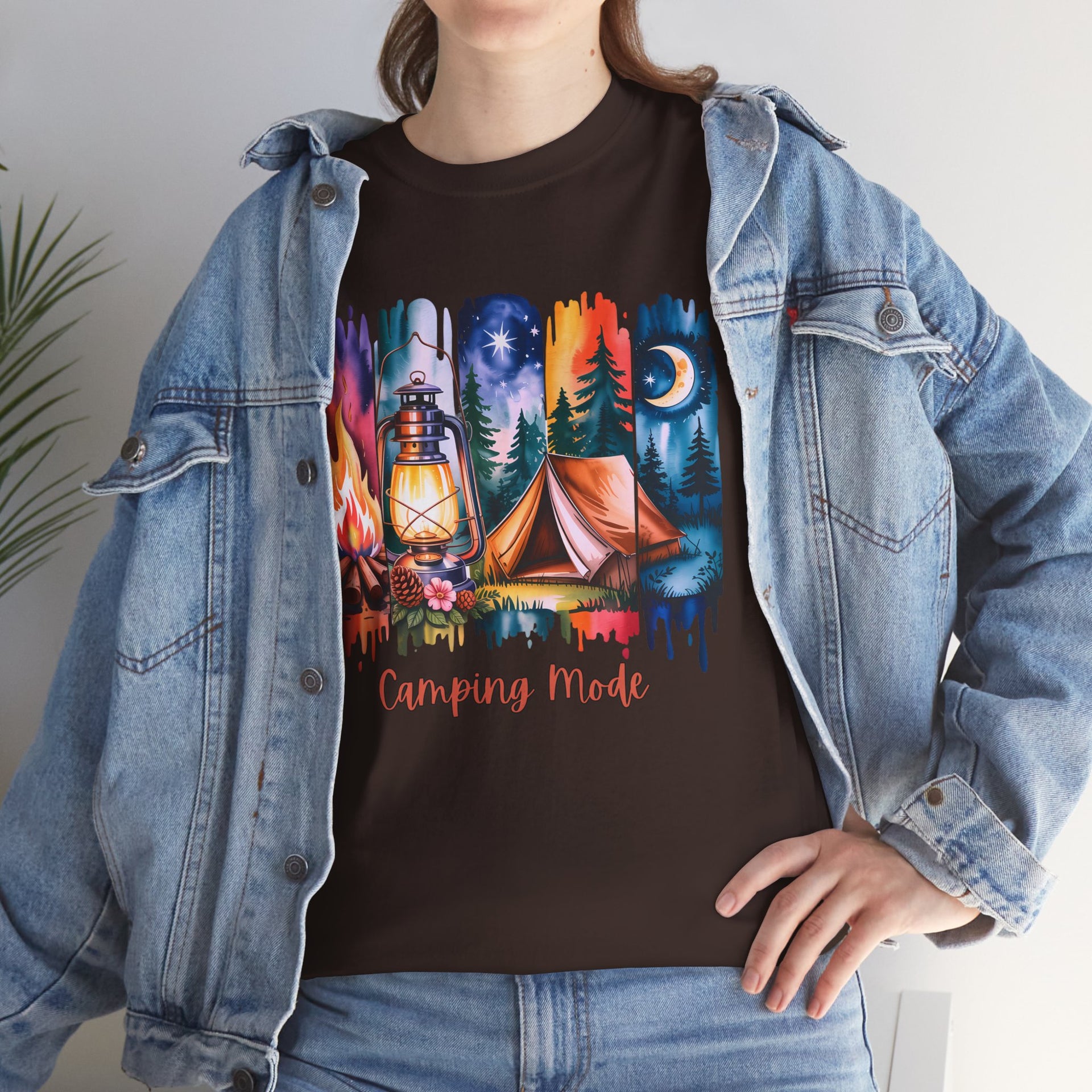 Camping Mode brush stroke T-Shirt