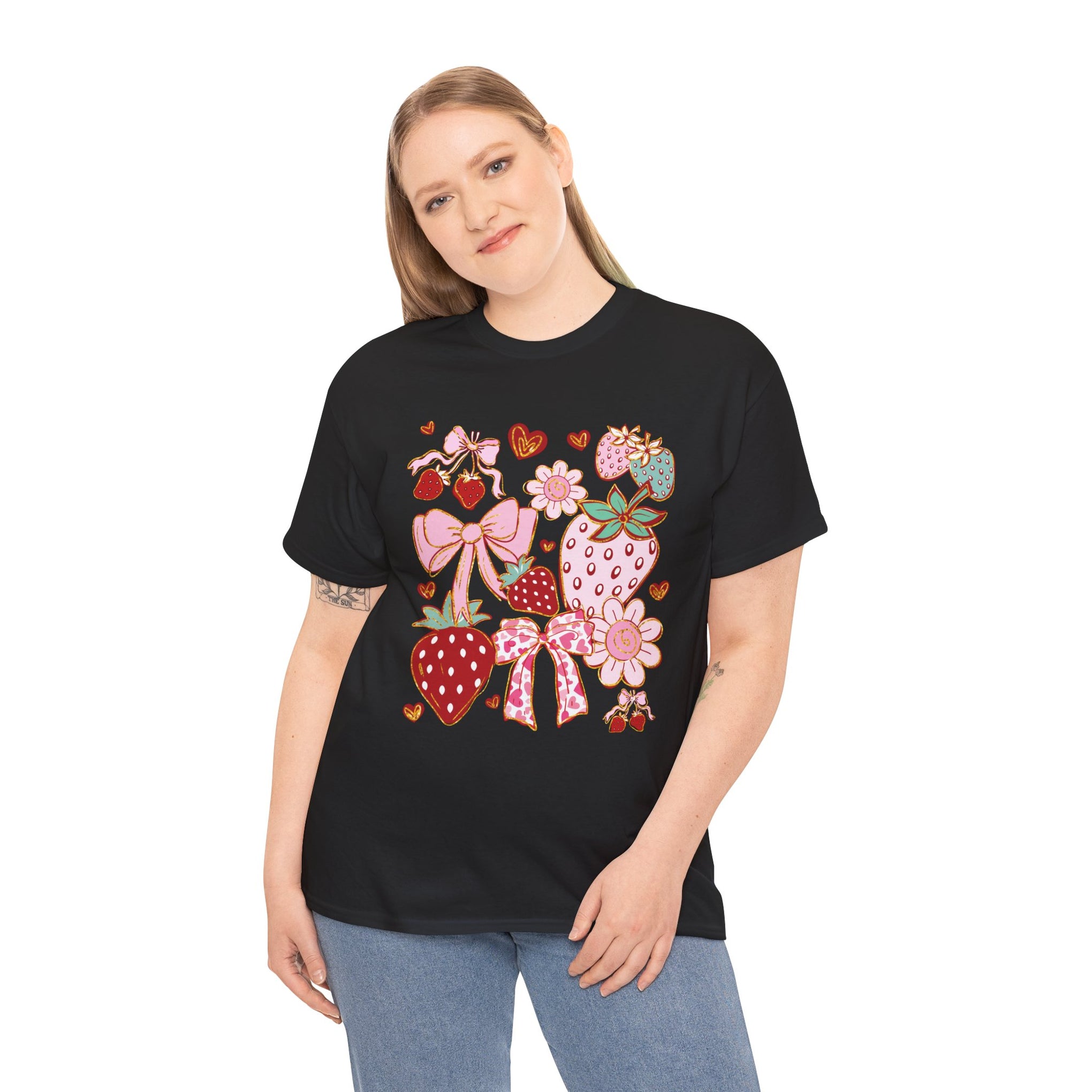 Boho Strawberry Coquette t-shirt