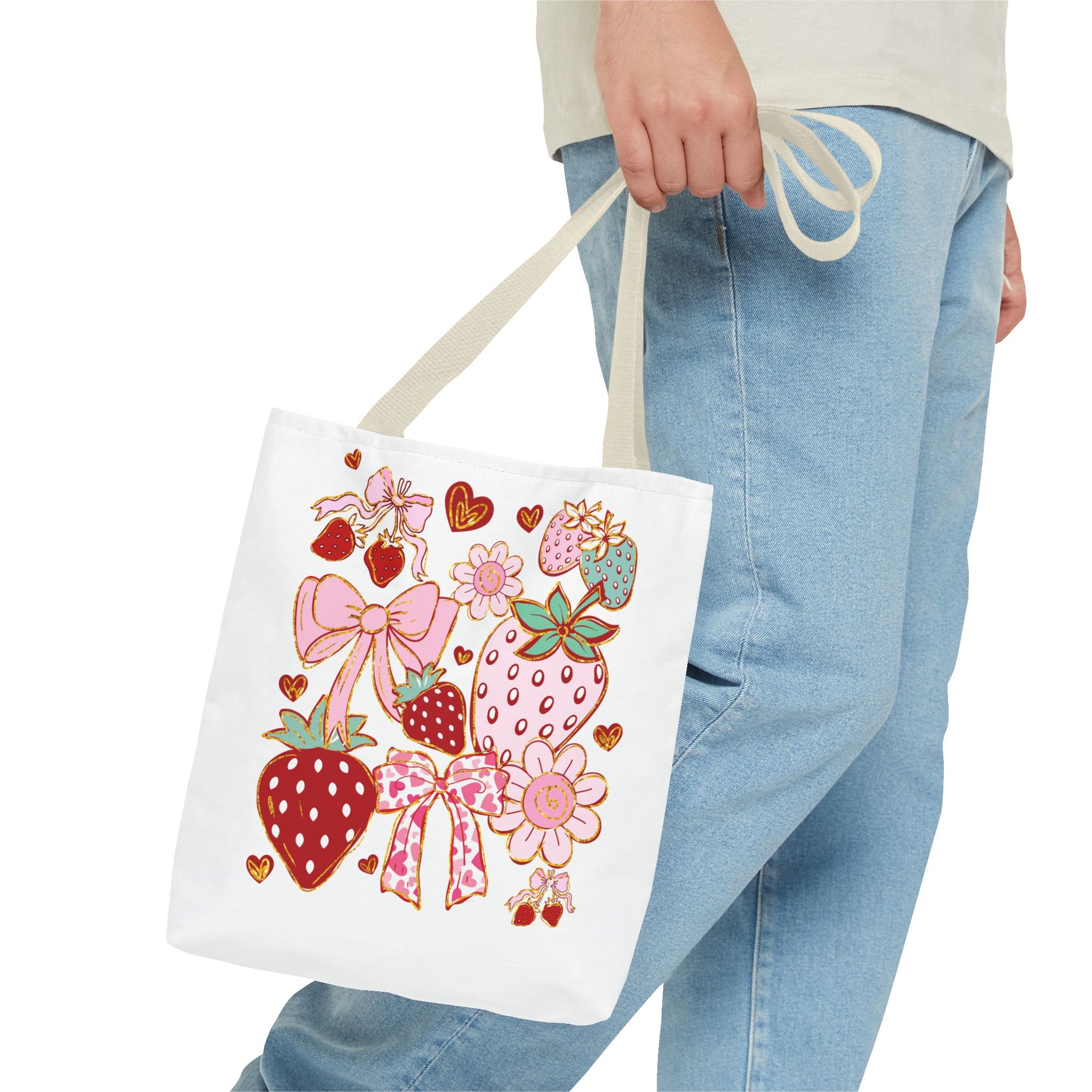Boho Strawberry Coquette Bag