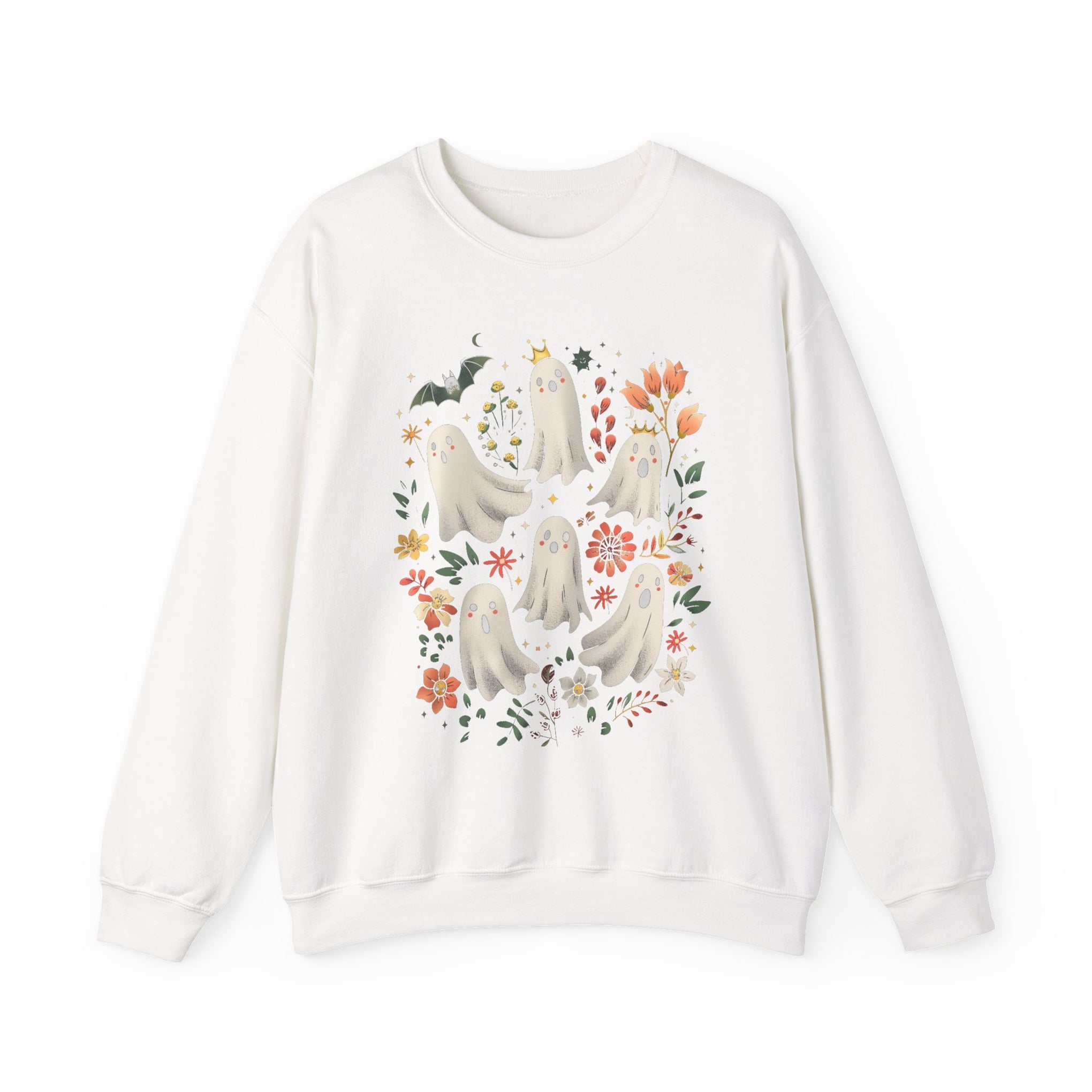 Ghost Spooky Season Pumpkin Halloween Sweatshirt, Halloween Sweatshirt