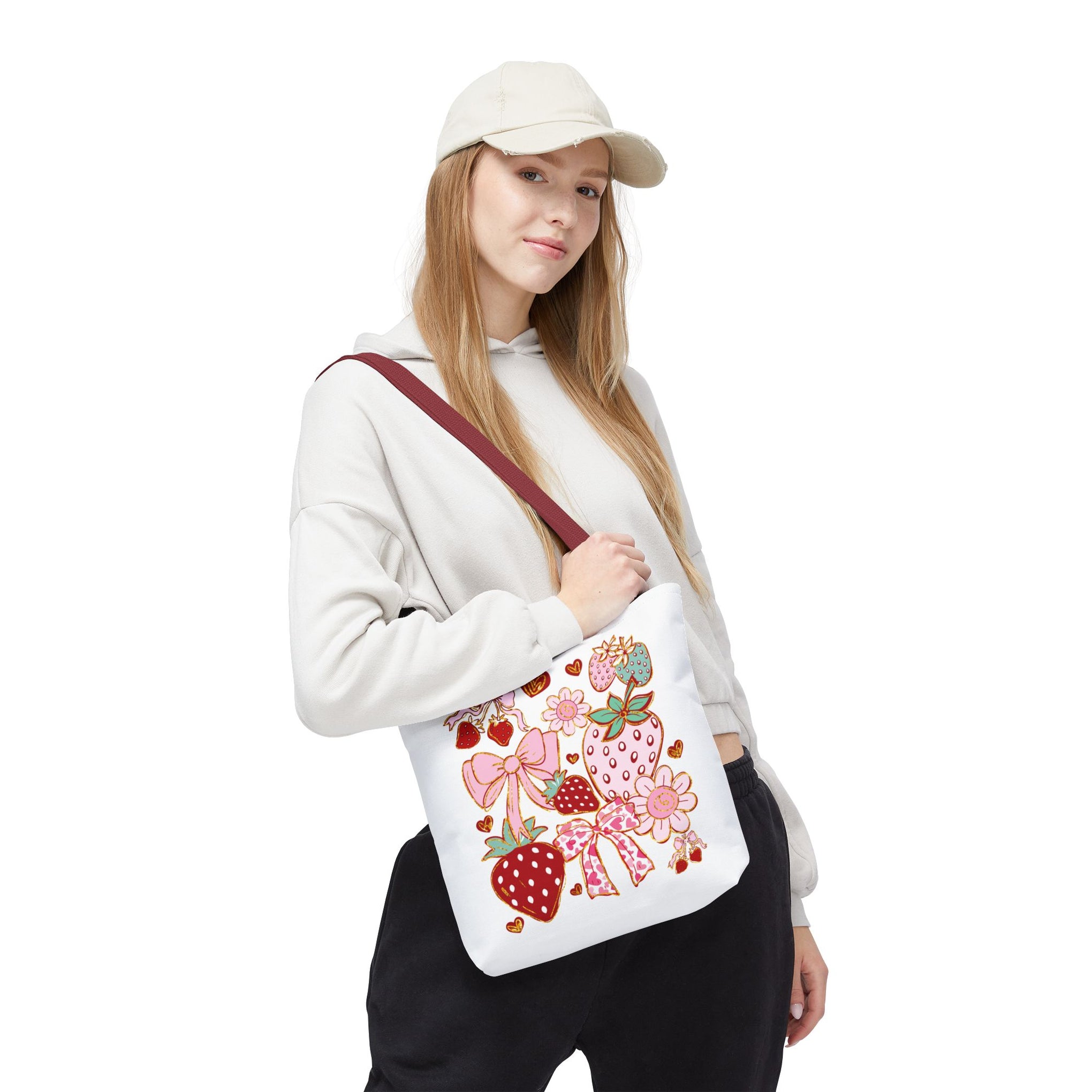 Boho Strawberry Coquette Bag