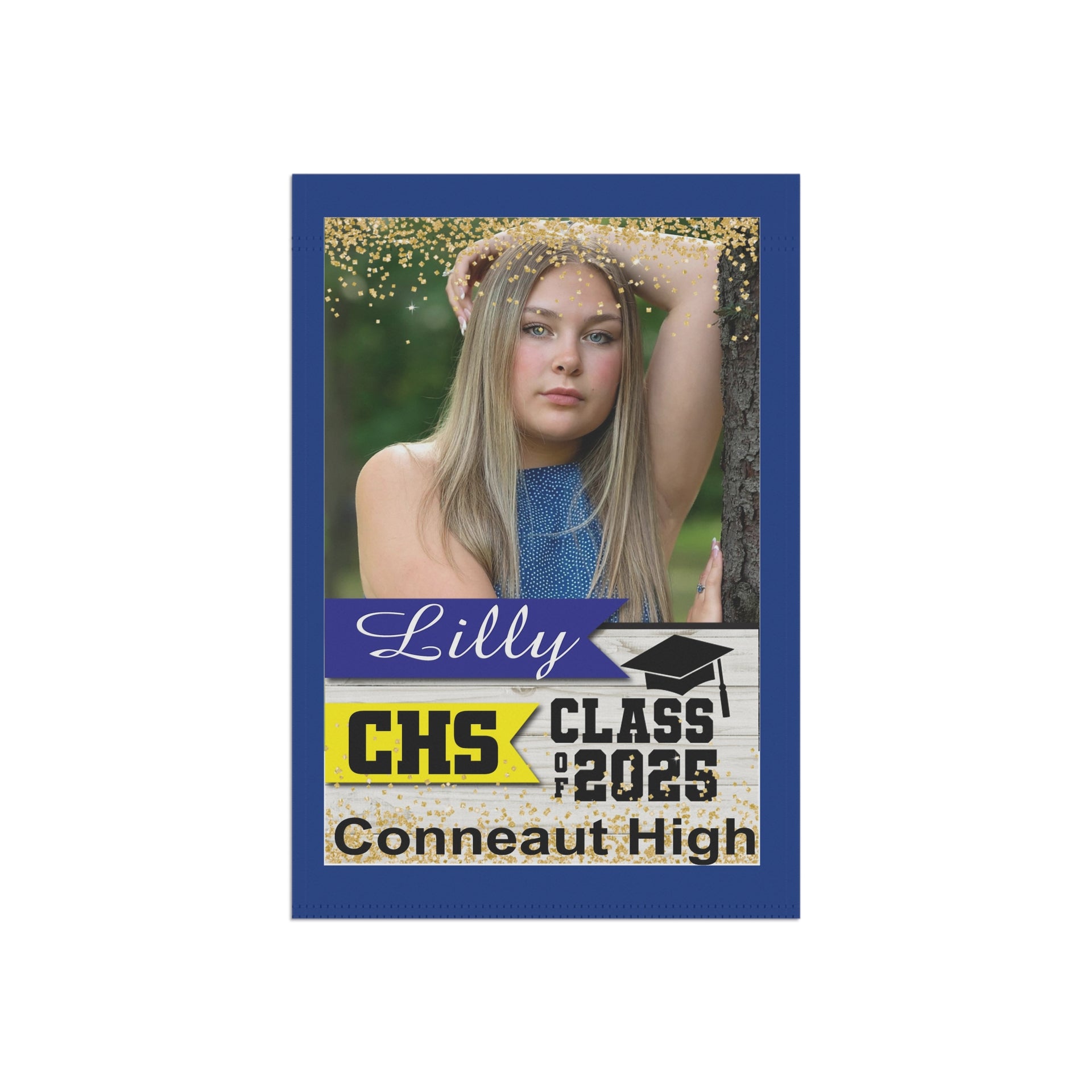 Custom Printed Class of  2025 Congratulations!!!! Order your custom flag   24.5x32