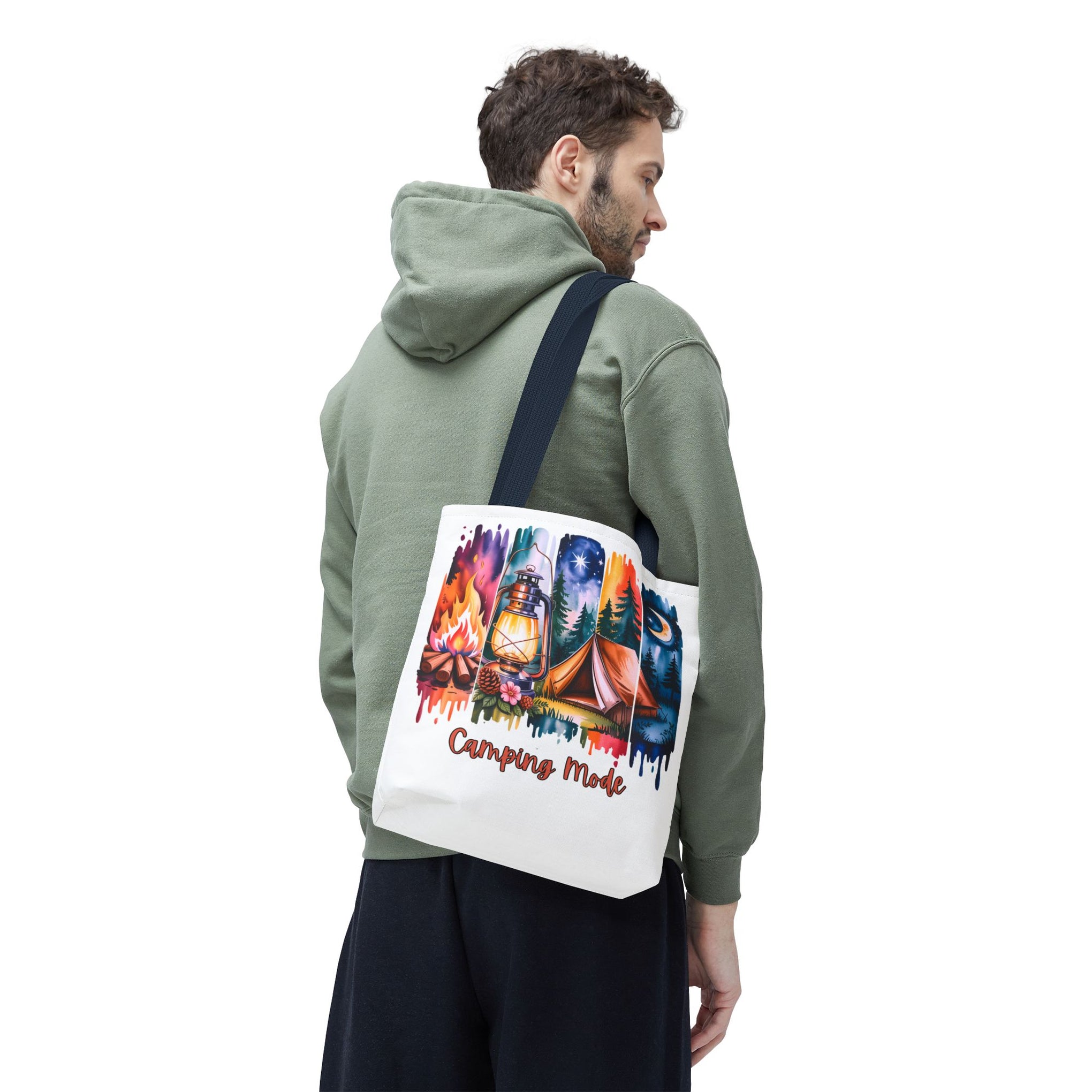 Camping Mode brush stroke Tote Bag