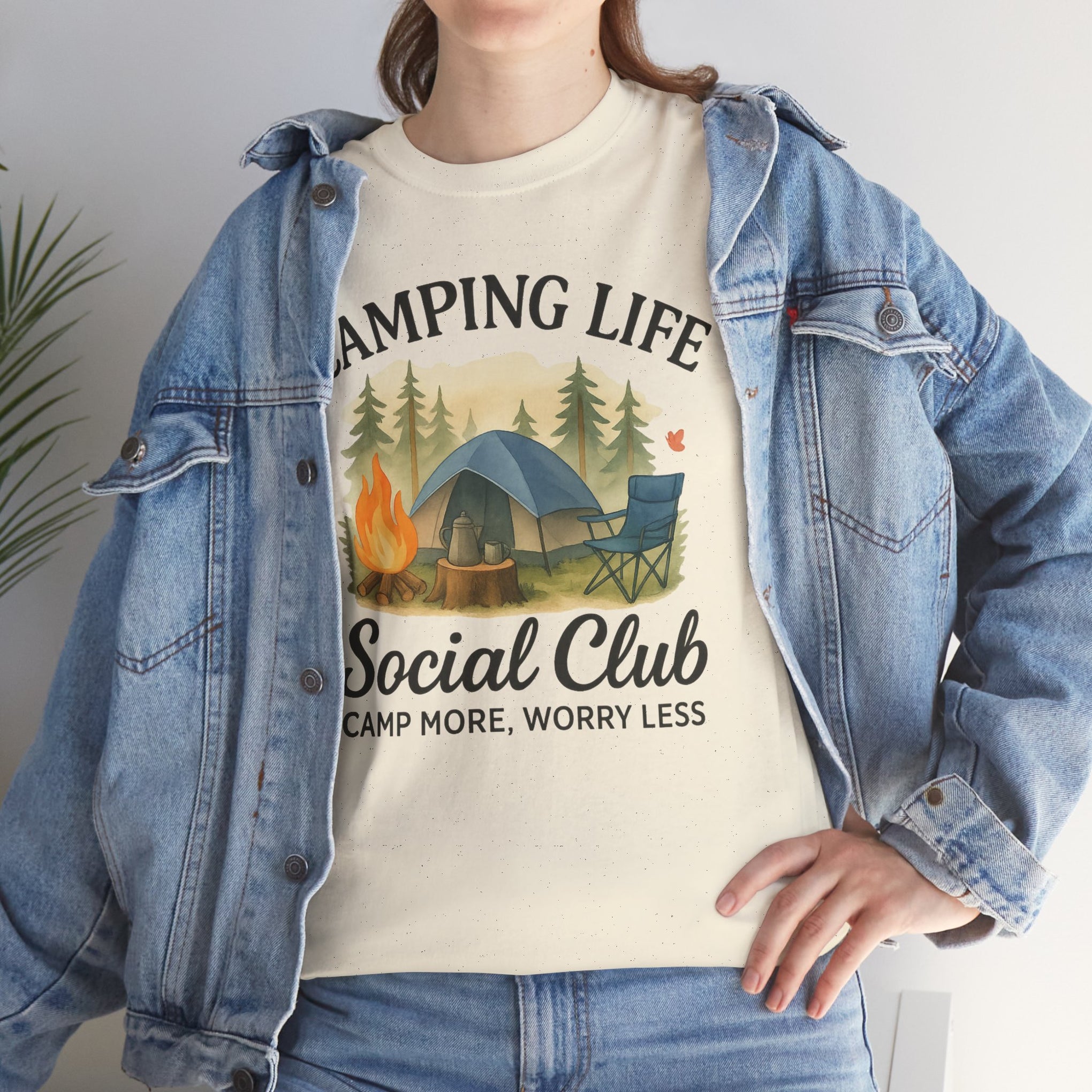 Camping Life Social Club Camp More Worry Less