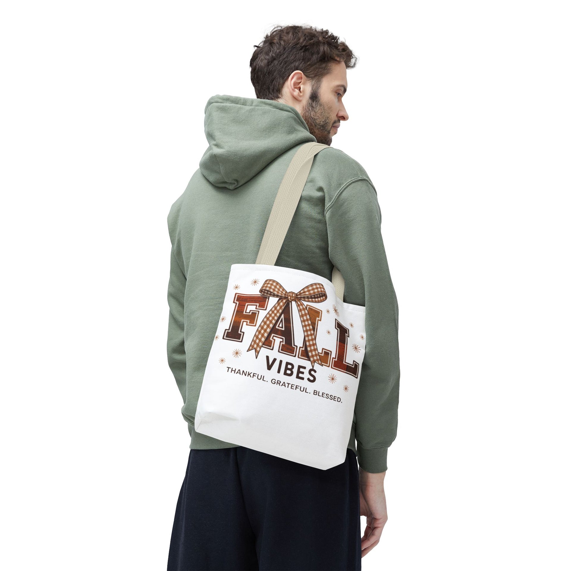 Fall Vibes, Thankful - Grateful - Blessed, Fall Bag, Halloween Shirt, Halloween Bag, Cute Halloween Must Halloween, Retro Halloween Bag