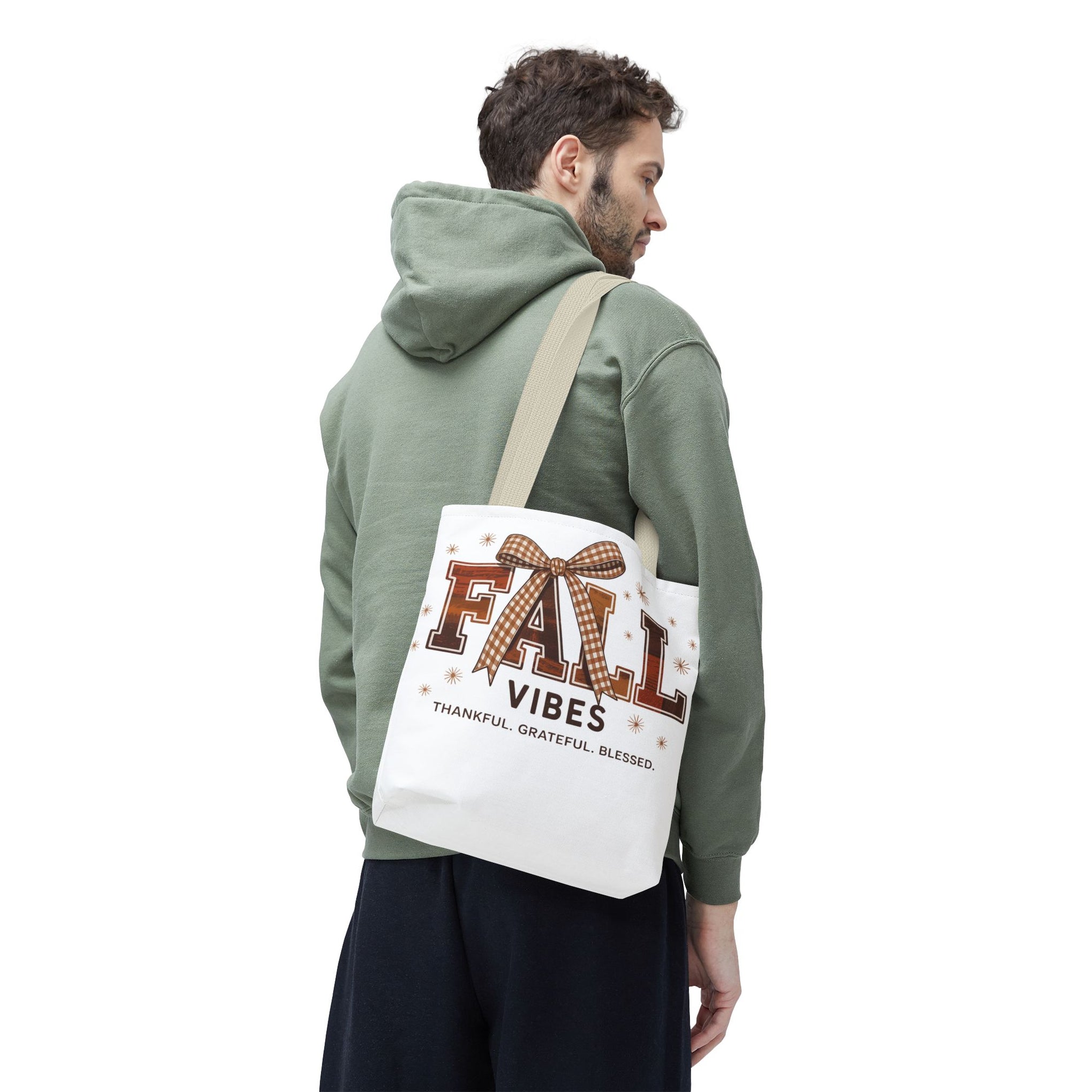 Fall Vibes, Thankful - Grateful - Blessed, Fall Bag, Halloween Shirt, Halloween Bag, Cute Halloween Must Halloween, Retro Halloween Bag