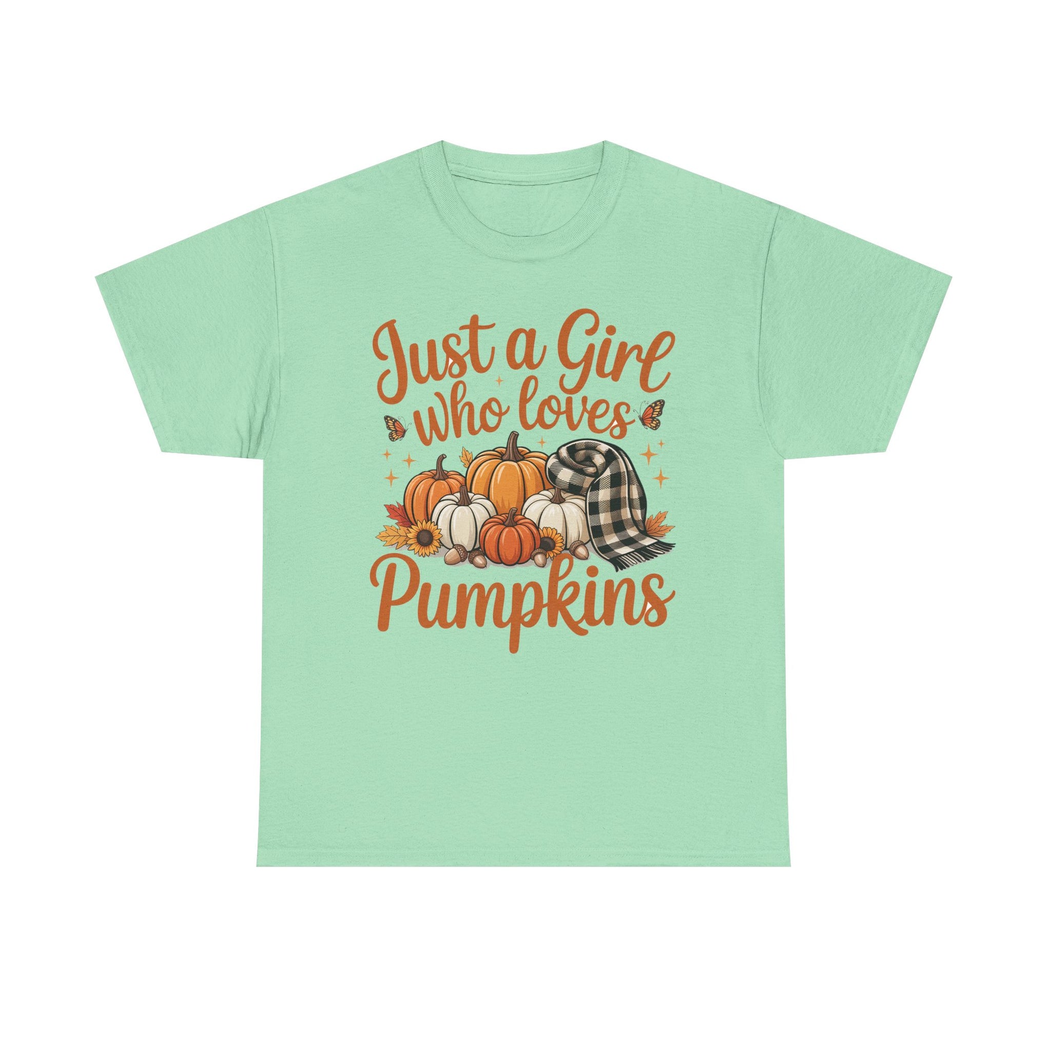 Just a Girl Who Loves Pumpkins, Fall  Shirt, Halloween, Halloween Shirt