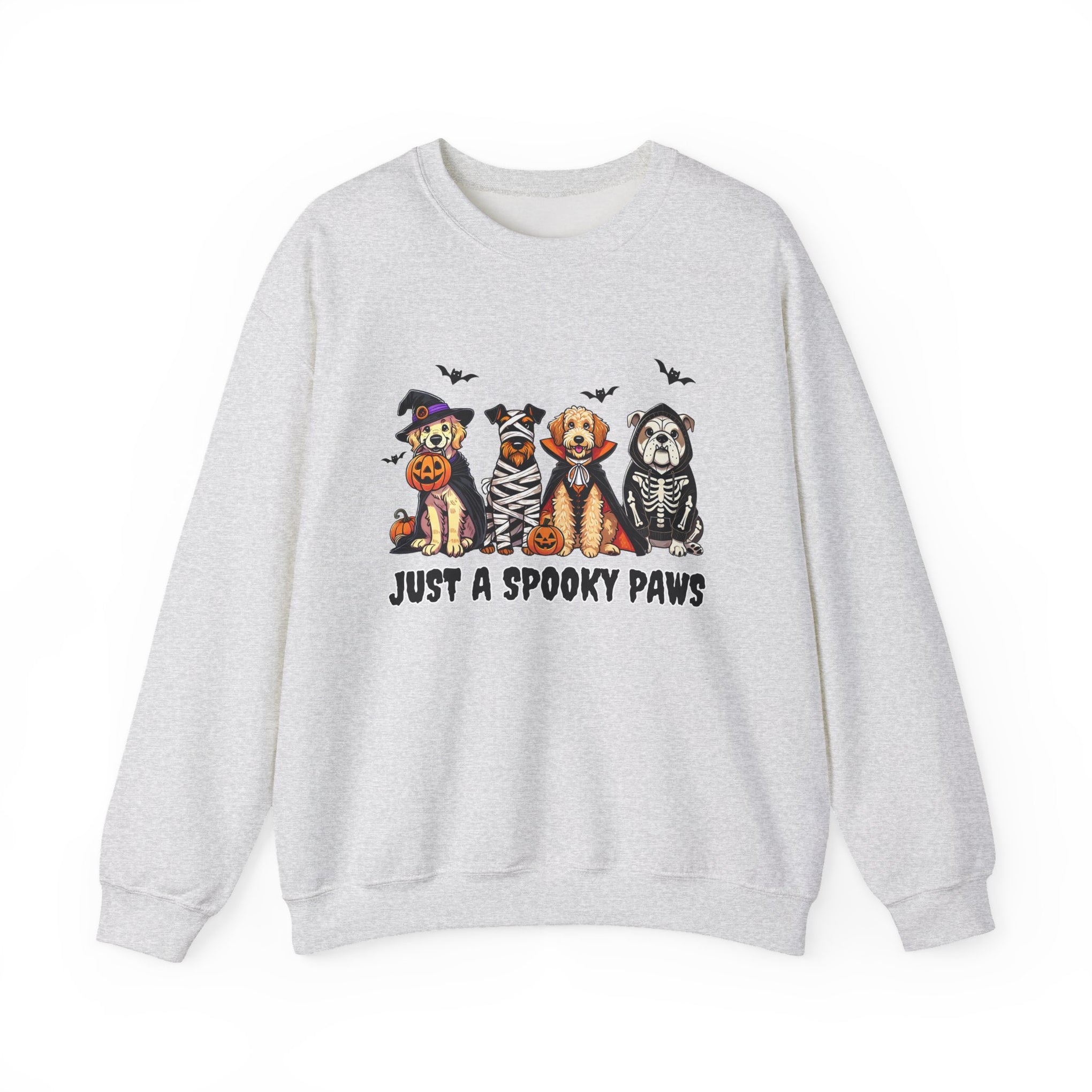 Just a Spooky Paw | Funny Halloween Dog Sweatshirt, Halloween Sweatshirt