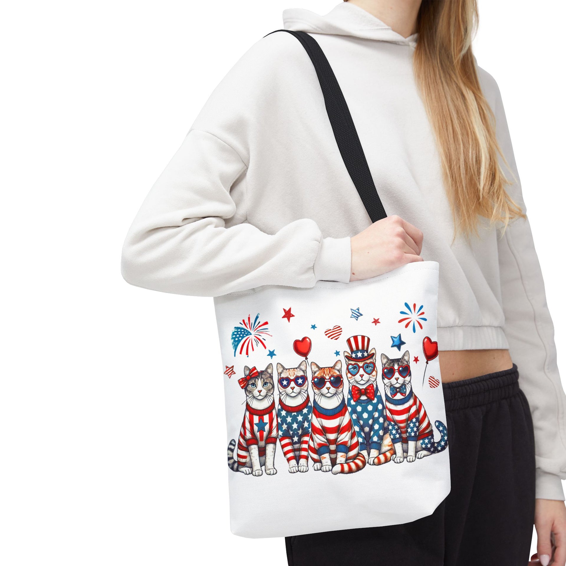 4th of July Patriotic Cat Bag