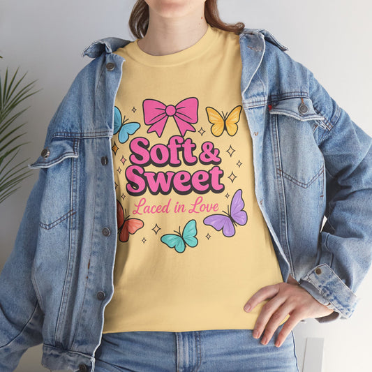 Soft and sweet, laced in love
