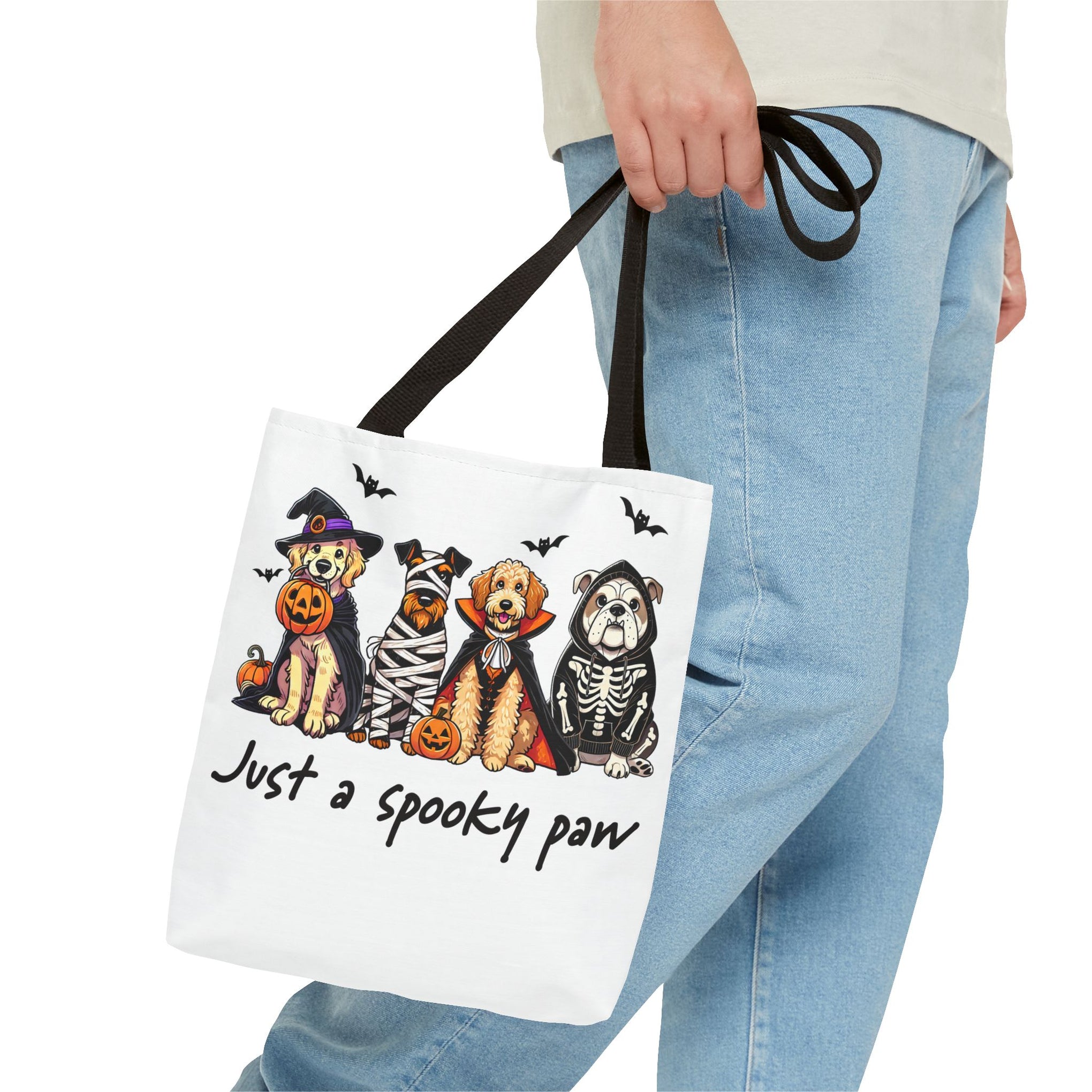 Halloween Dog Just a Spooky Paw Bag