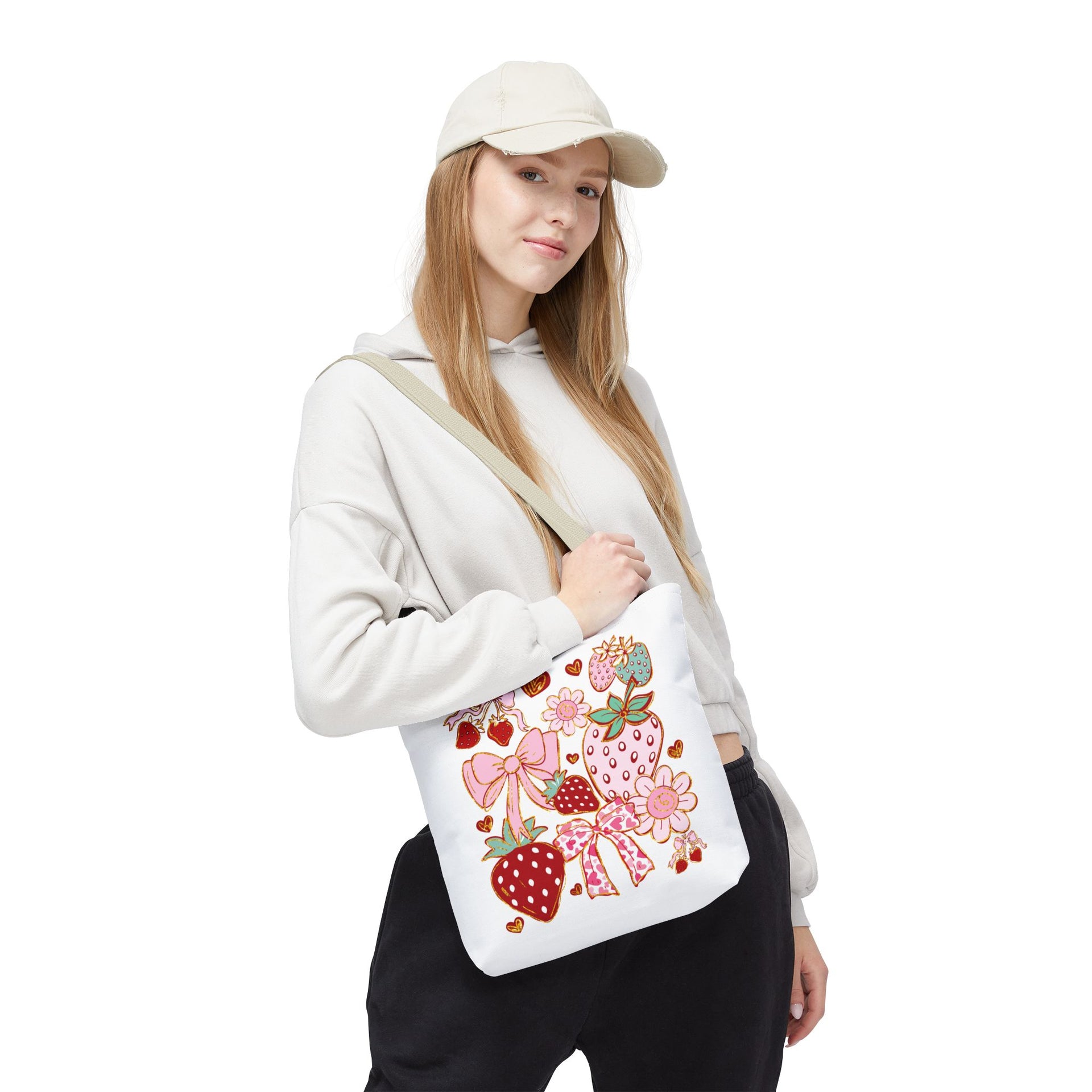 Boho Strawberry Coquette Bag