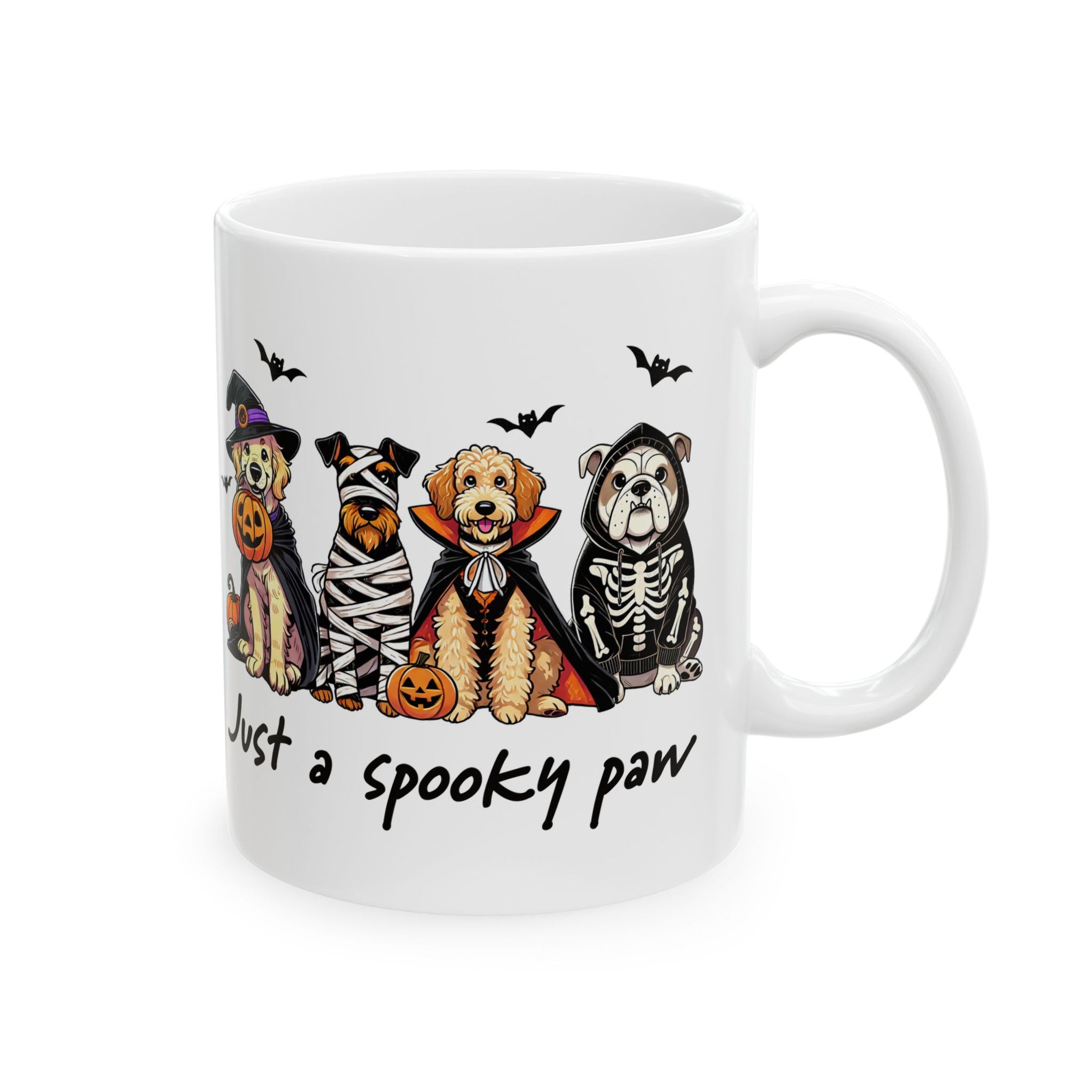 Halloween Dog Just a Spooky Paw Cup