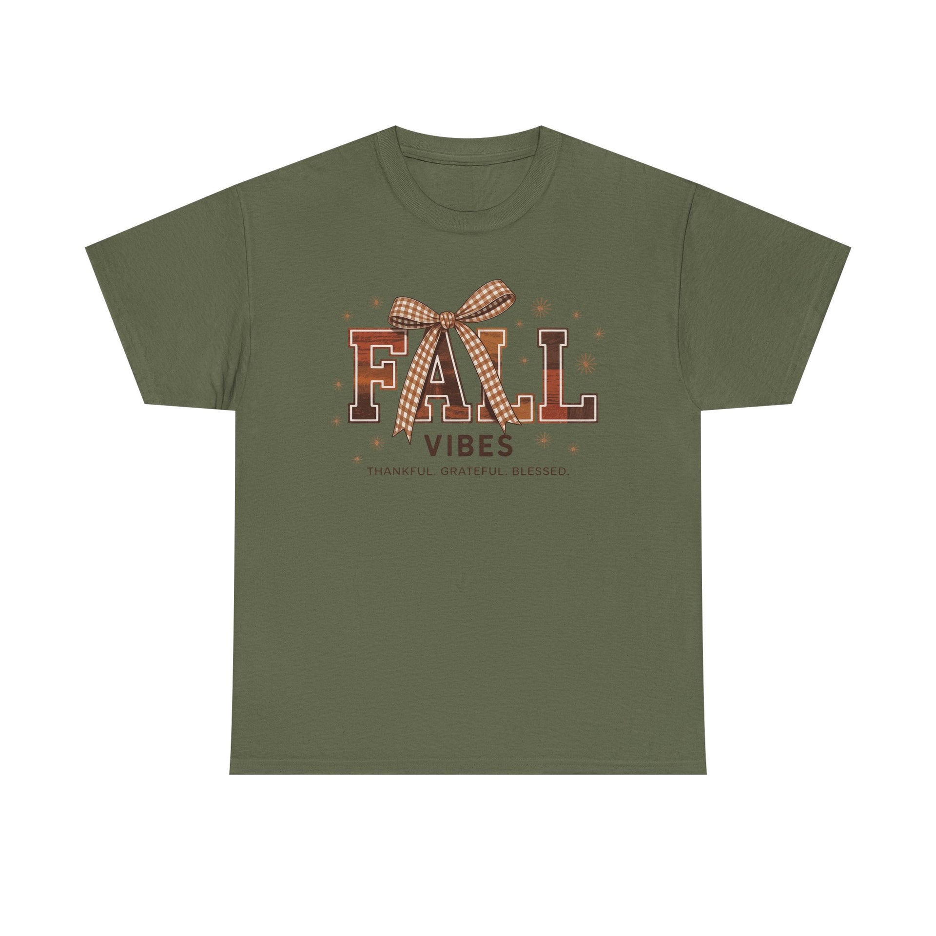 Fall Vibes, Thankful - Grateful - Blessed, Fall T-Shirt, Fall, Autumn Shirt, Halloween Shirt