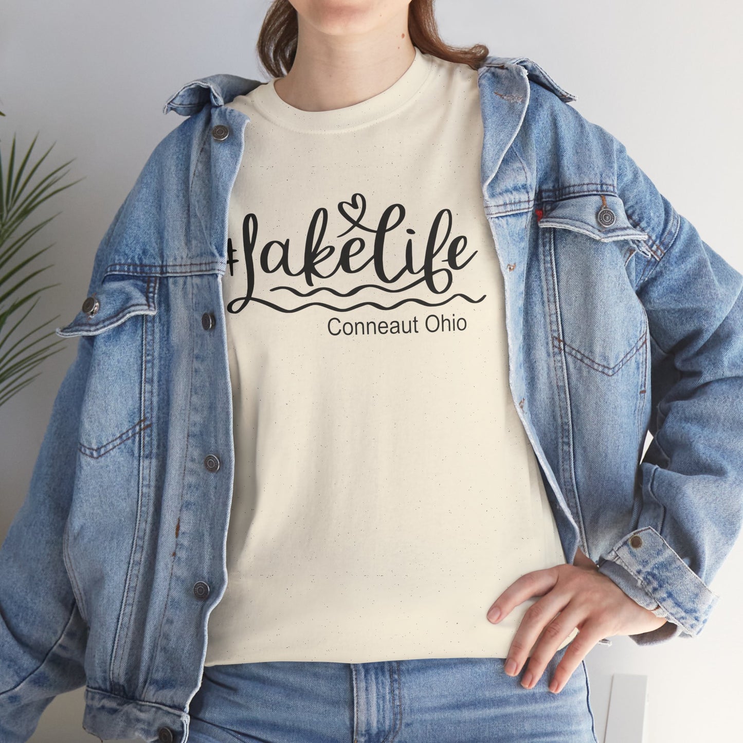 Lake Life Conneaut Ohio Tee Shirt, Home Town Gift, Unisex Cotton Shirt,Home Town Love, Comfy Apparel, Cozy Family Tee